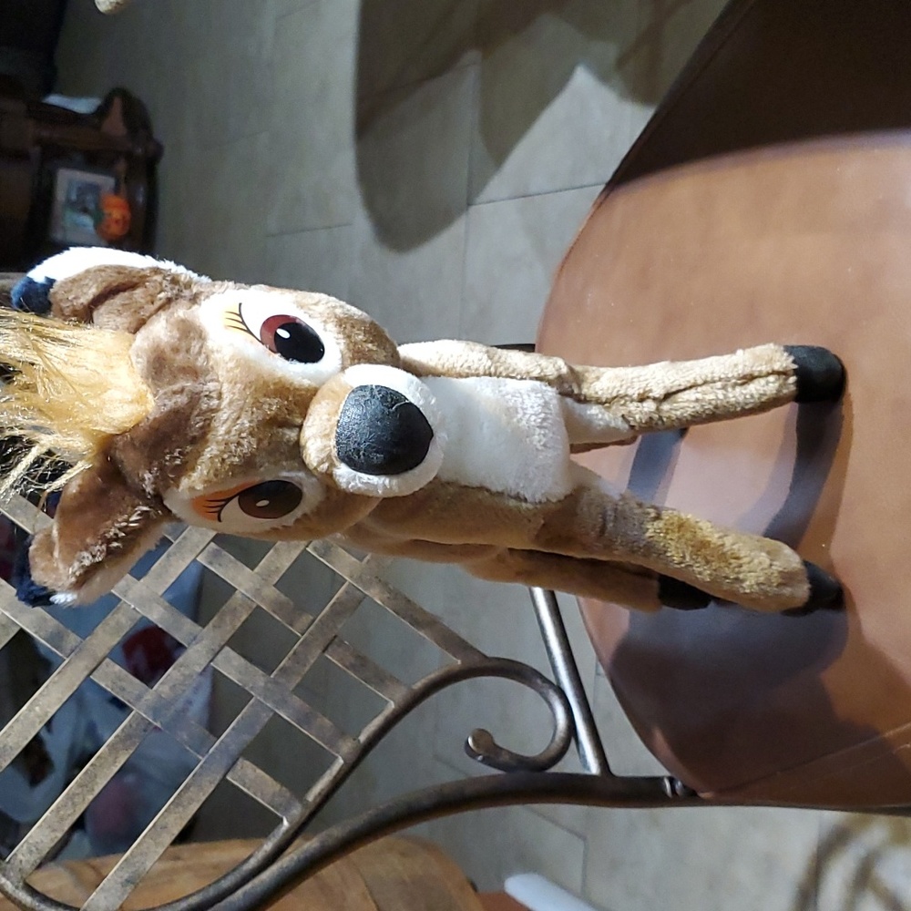VINTAGE BAMBI FAWN DEER 16" STANDING POSABLE PLUSH DISNEY MOVIE MADE FOR SEARS